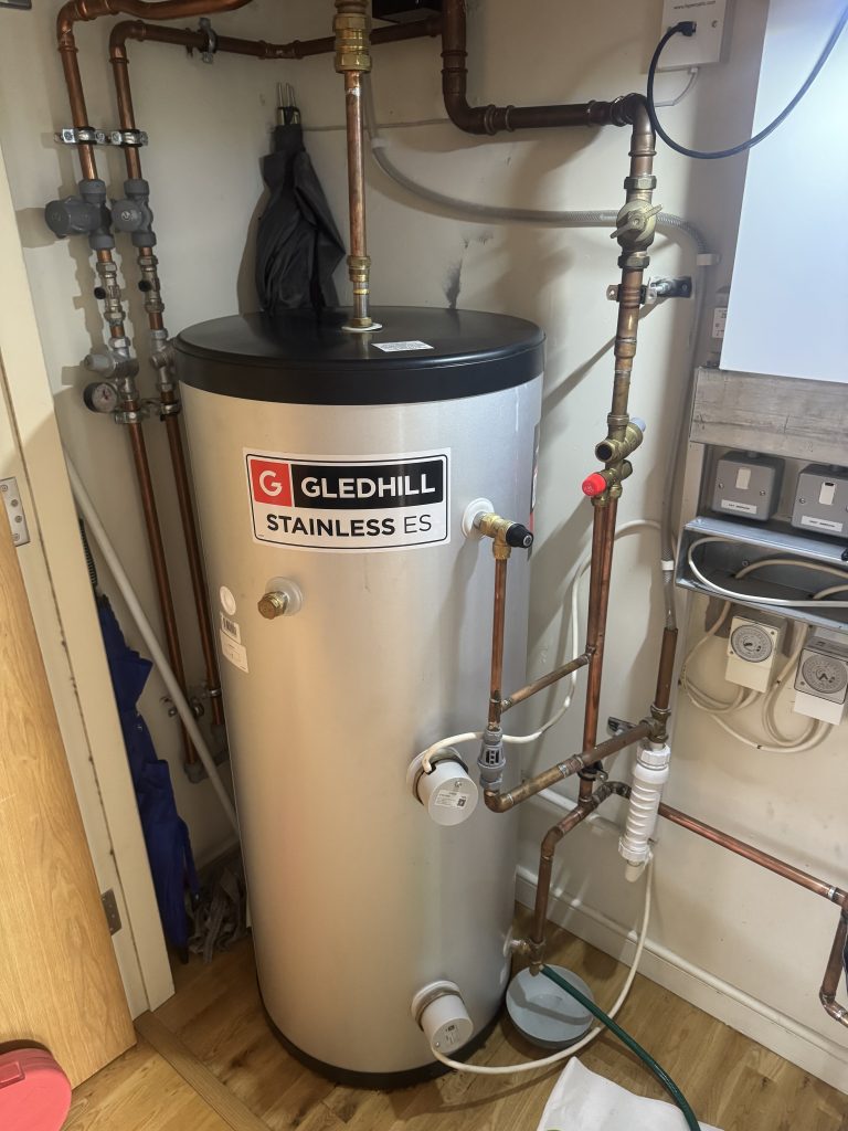 Unvented cylinder installation Liverpool